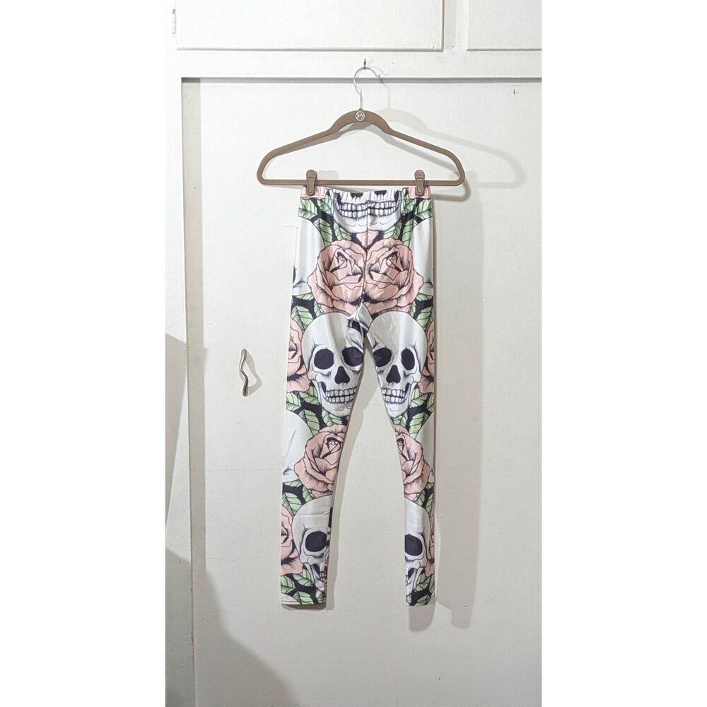 Skull and Roses - Lotus Leggings sz. S - Picture 1 of 5